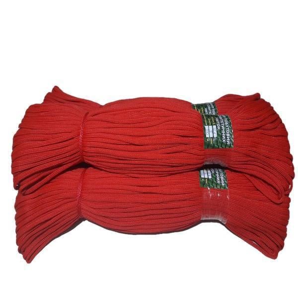 Шнур пустотілий із синтетичних ниток В-127 100 м x5 мм Червоний (2396529144)