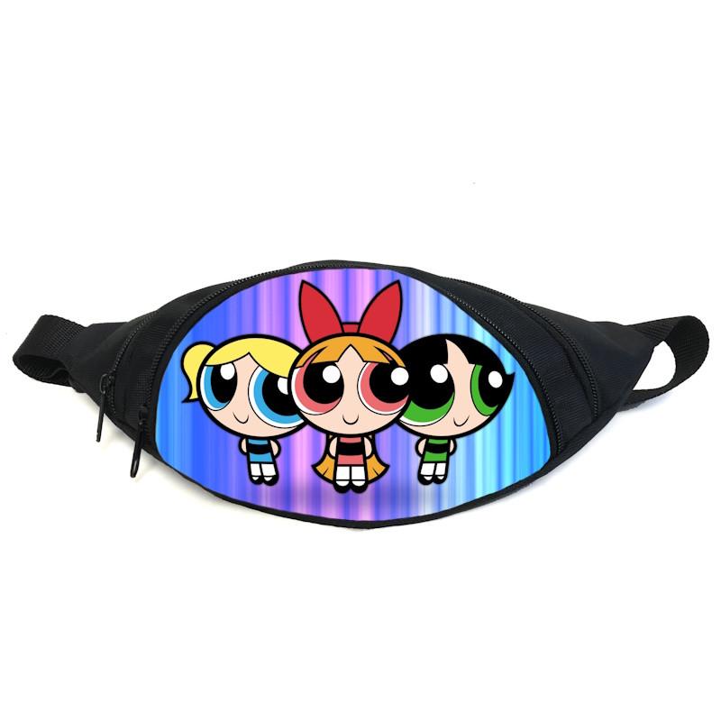 Поясная сумка-бананка Суперкрошки Powerpuff Girls PG-014 Черный (2181713155)