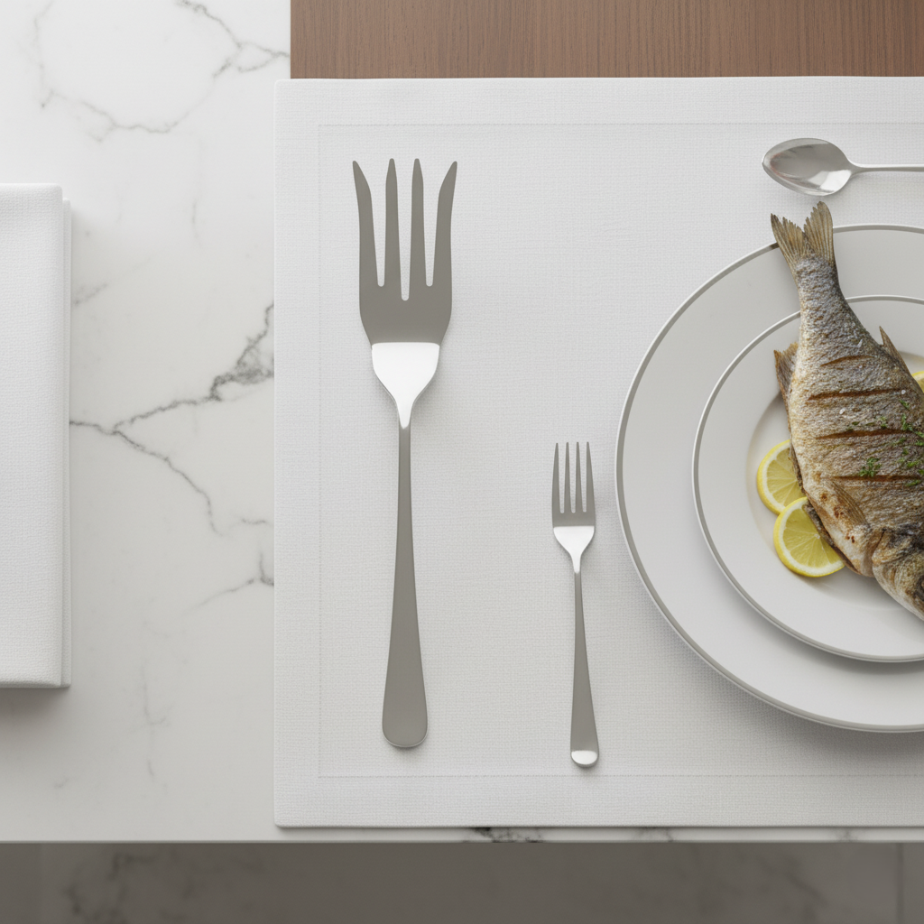 Вилка для рыбы Sakura из нержавеющей стали (29682813) - фото 2 Вилка для рыбы Sakura из нержавеющей стали (29682813) - фото 2