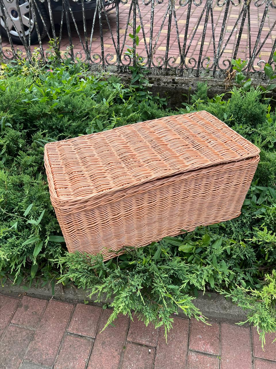 Корзина плетеная с крышкой Сімейний Затишок (27277000) - фото 12 Корзина плетеная с крышкой Сімейний Затишок (27277000) - фото 12