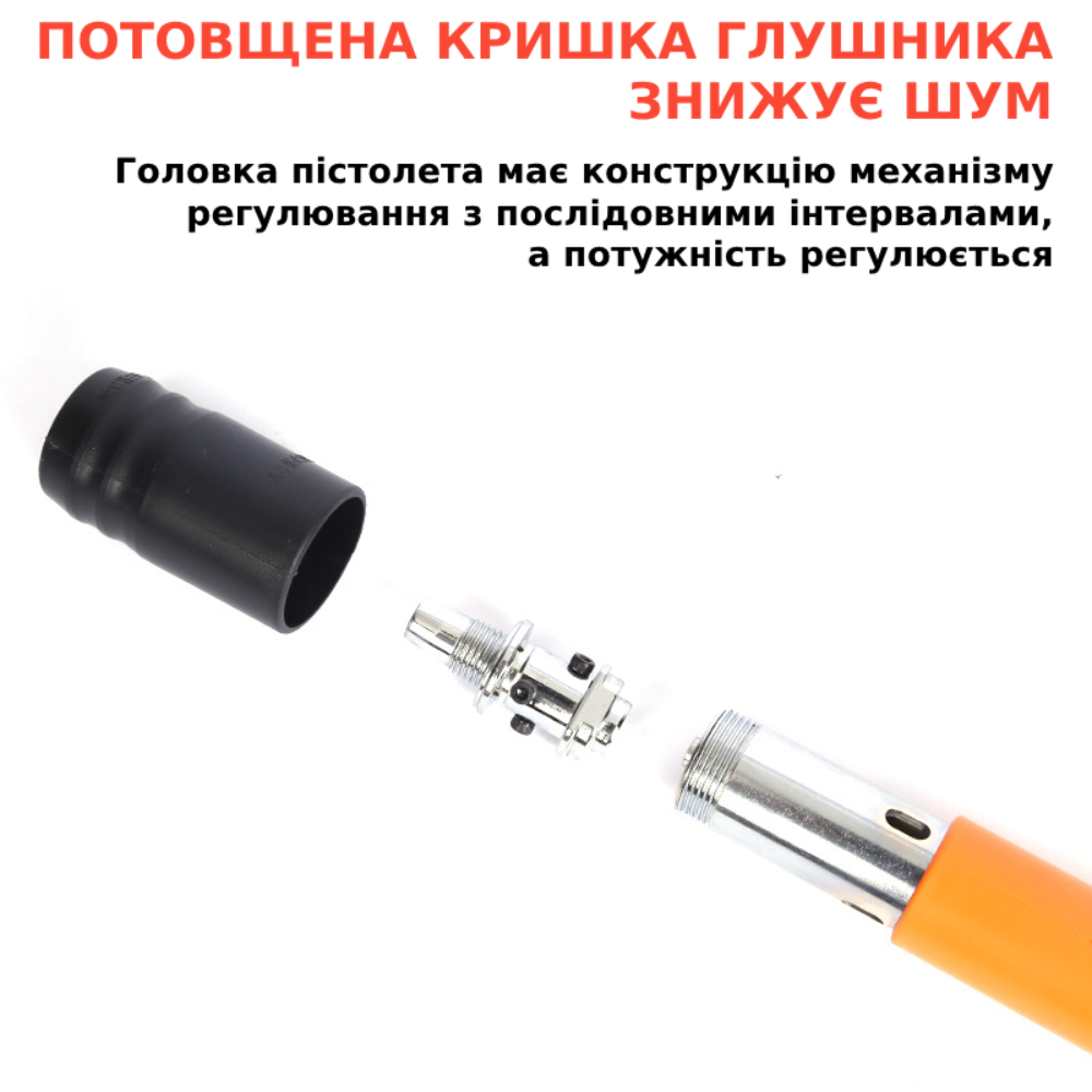 Пневмопістолет для забивання цвяхів у кейсі (9753) - фото 3