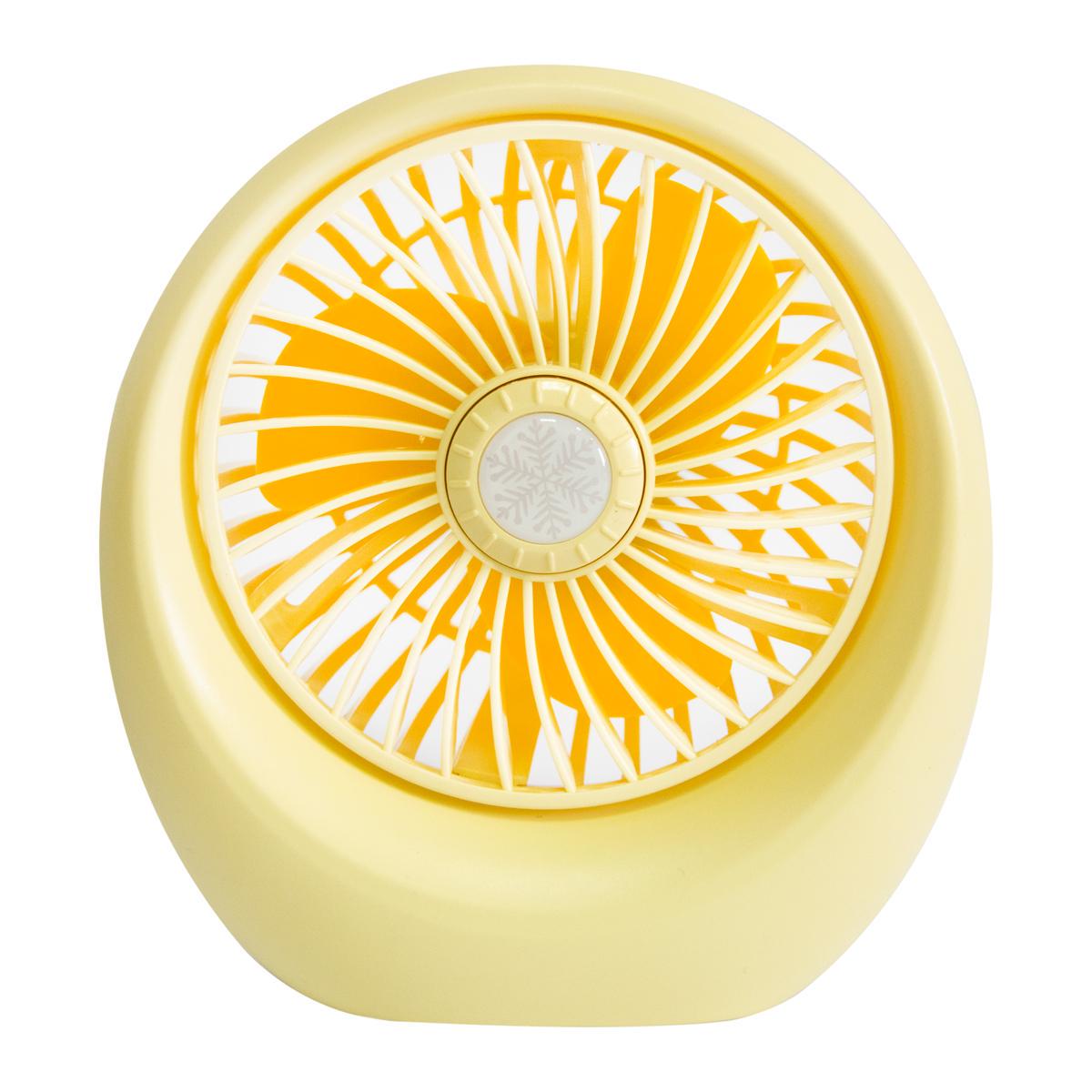 Портативный вентилятор настольный DianDi Mini Fan SQ1978 Желтый (1010109-Yellow)