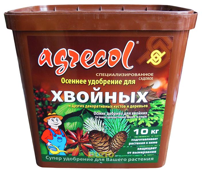 Удобрение комплексное минеральное Agrecol NPK 0.0.25 осень для хвойных растений 10 кг (30247)