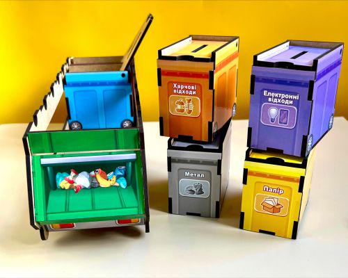 Іграшка-сортер Сортування сміття Сміттєвоз (192743)