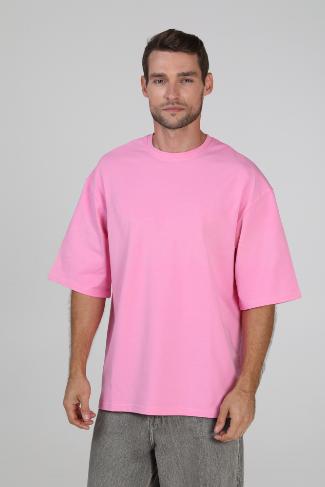 Футболка мужская Ray oversize S/M Розовый (U0104M-Pink)