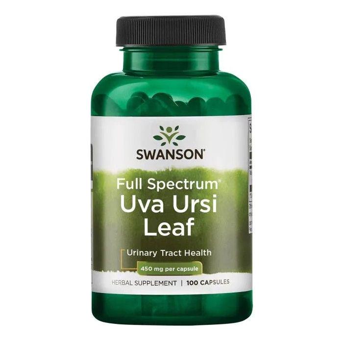 Листя мучниці Swanson Full Spectrum Uva Ursi Leaf 450 mg 100 капс.