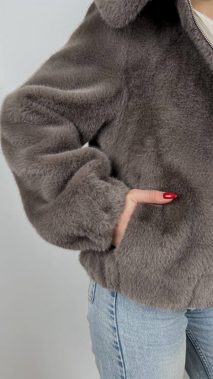 Шуба жіноча з еко-хутра 88066-01 M Чорний - фото 9 Шуба жіноча з еко-хутра 88066-01 M Чорний - фото 9