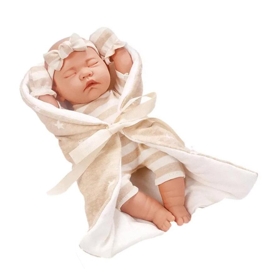 Пупс резиновый Lovely Baby с одеялом 31 см Coffee (151584)