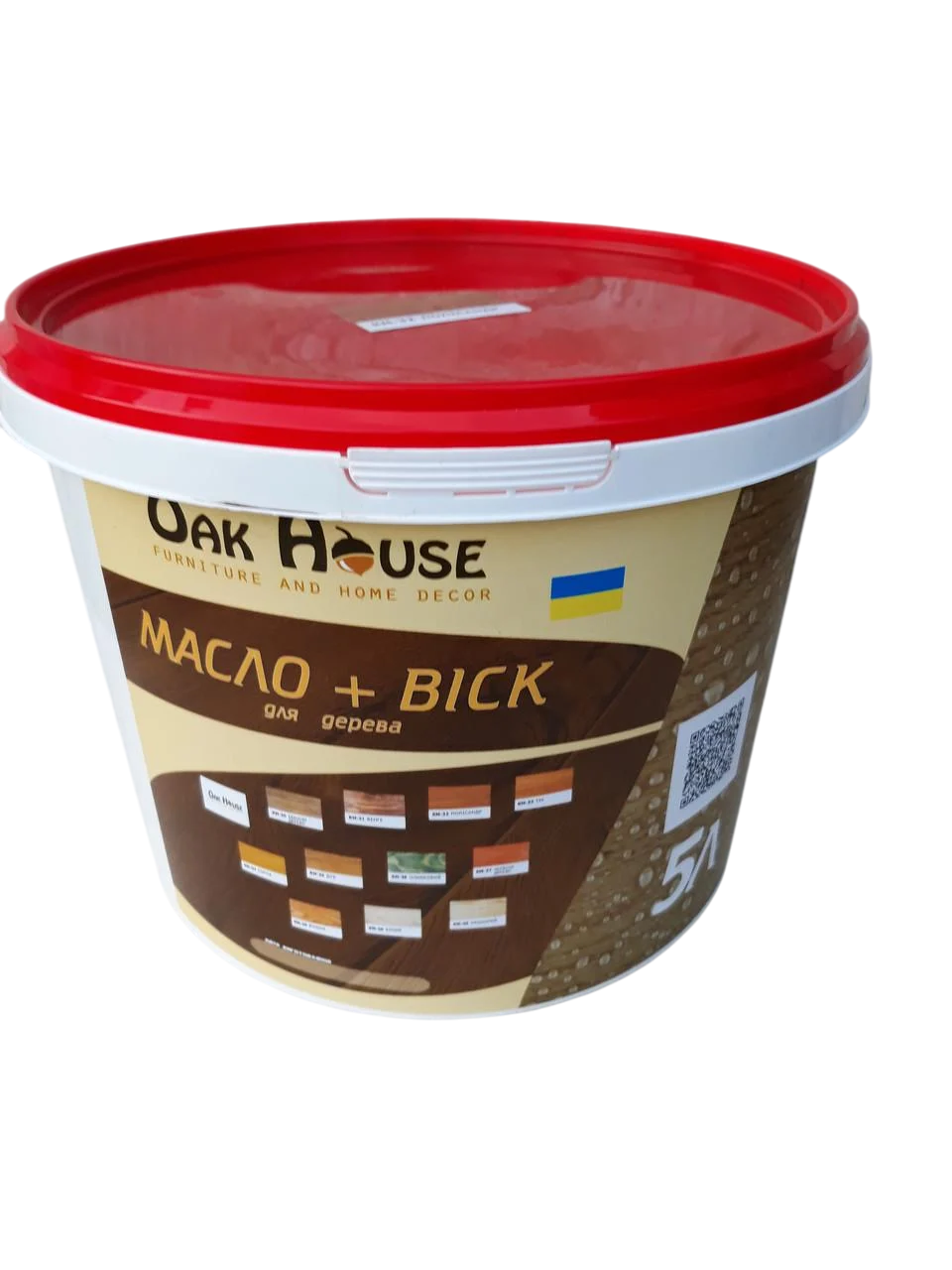 Масло льняное с воском для деревянных заборов/беседок/фасадов 5 л Палисандр (643787543) - фото 1