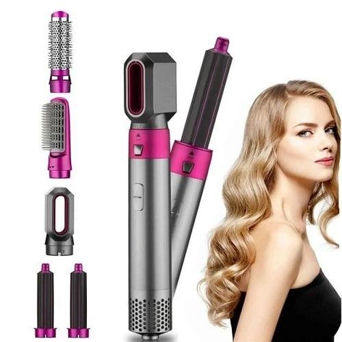 Фен мультистайлер Hot AIR Styler 5в1 для разных типов волос 1000 Вт (MG-01551) - фото 4