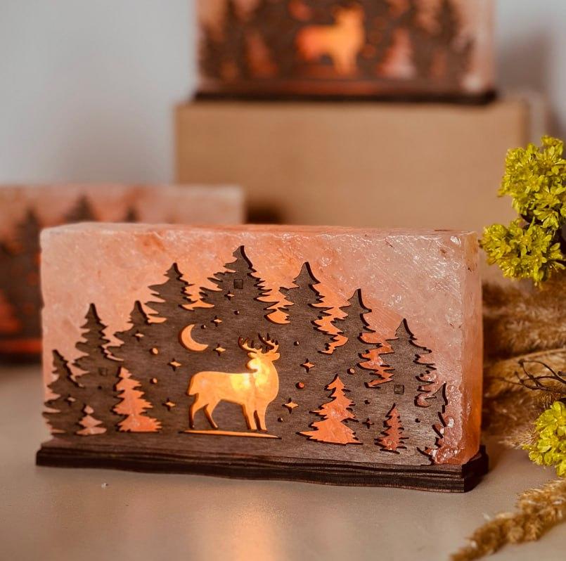 Соляная лампа Олень из гималайской соли 2 кг (Д-bahmut-002) - фото 4 Соляная лампа Олень из гималайской соли 2 кг (Д-bahmut-002) - фото 4