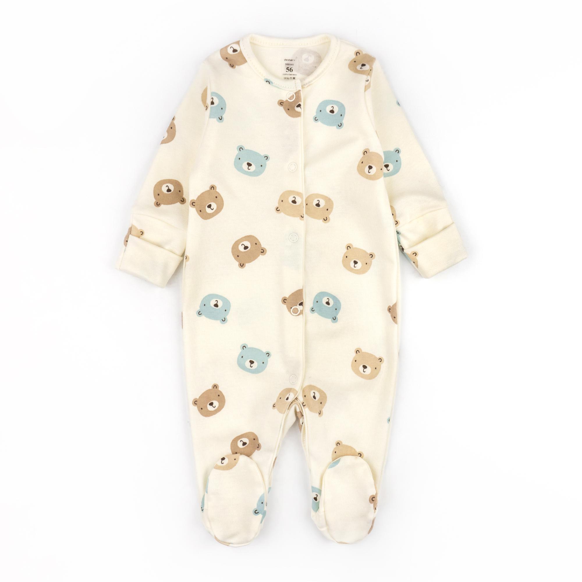 Комбинезон с мишками на кнопках Dexter's 900161 Baby bears 68 см Молочный (900161)
