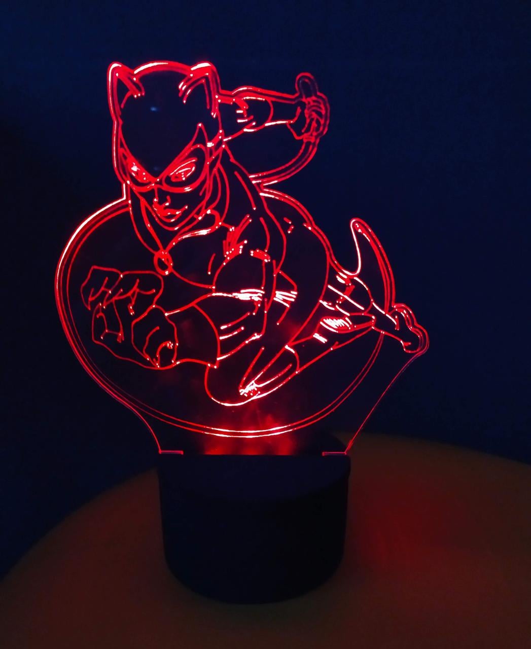 3D-ночник Catwoman DC герой комиксов несколько подсветок/на батарейках/220V (1208639822)
