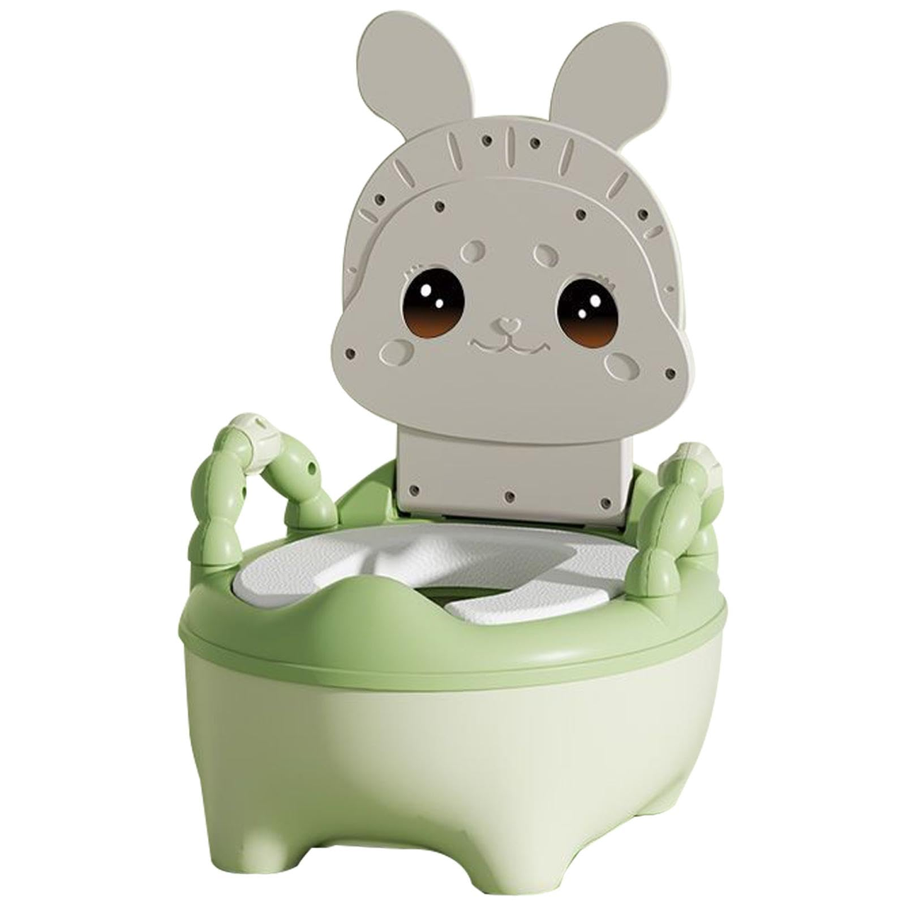 Горщик-крісло для малюків Bimbo пластиковий з м'якою накладкою Зелений (32809589)