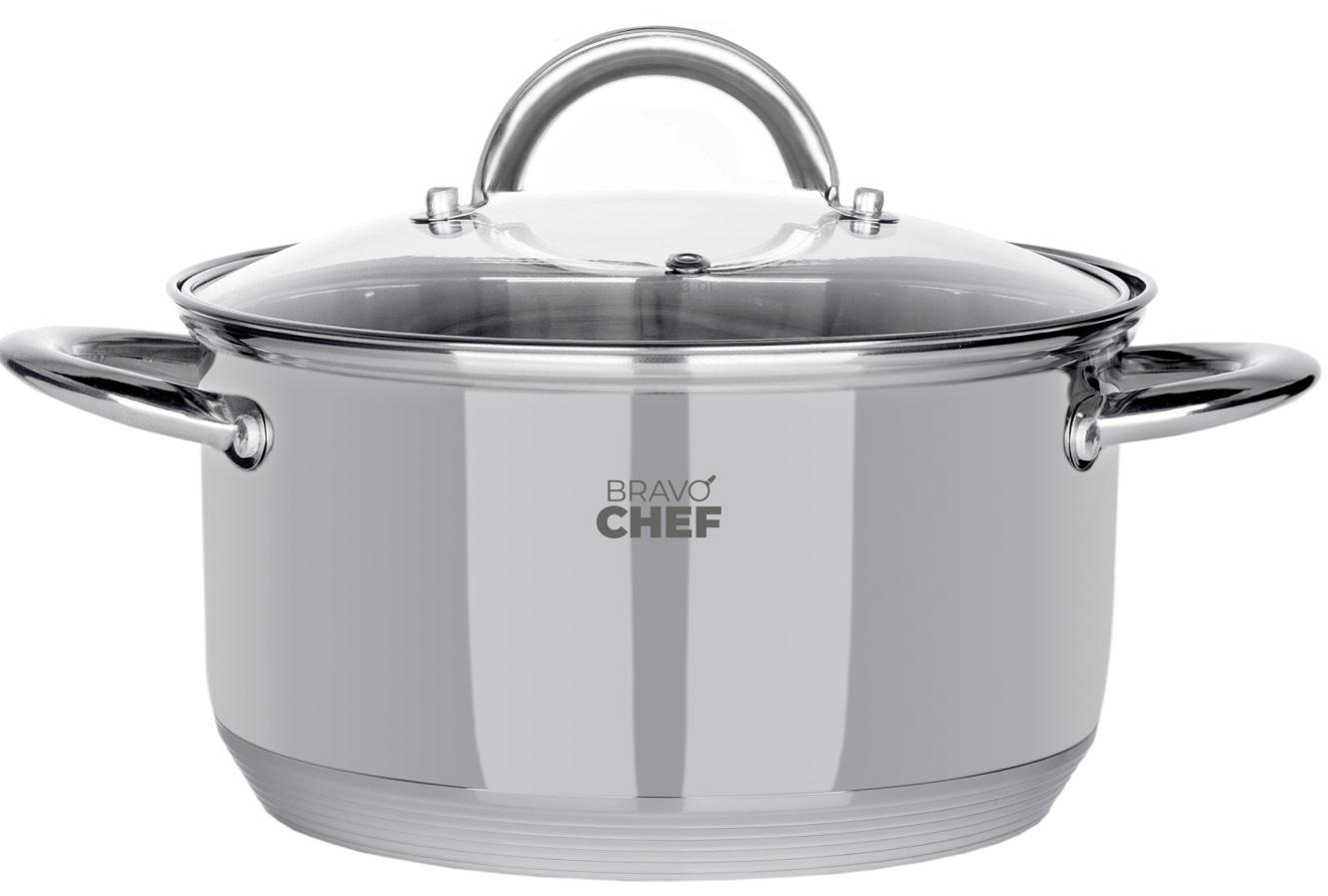 Кастрюля с крышкой Bravo Chef из нержавеющей стали 16 см 1,9 л (BC-2001-16)