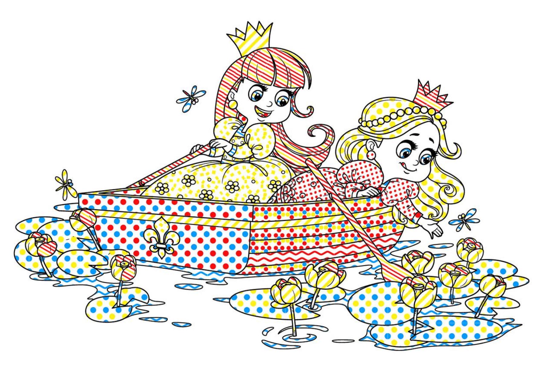 Очаровательные водяные раскраски Crystal Book Подружки F00024235 (9789669874047) - фото 2