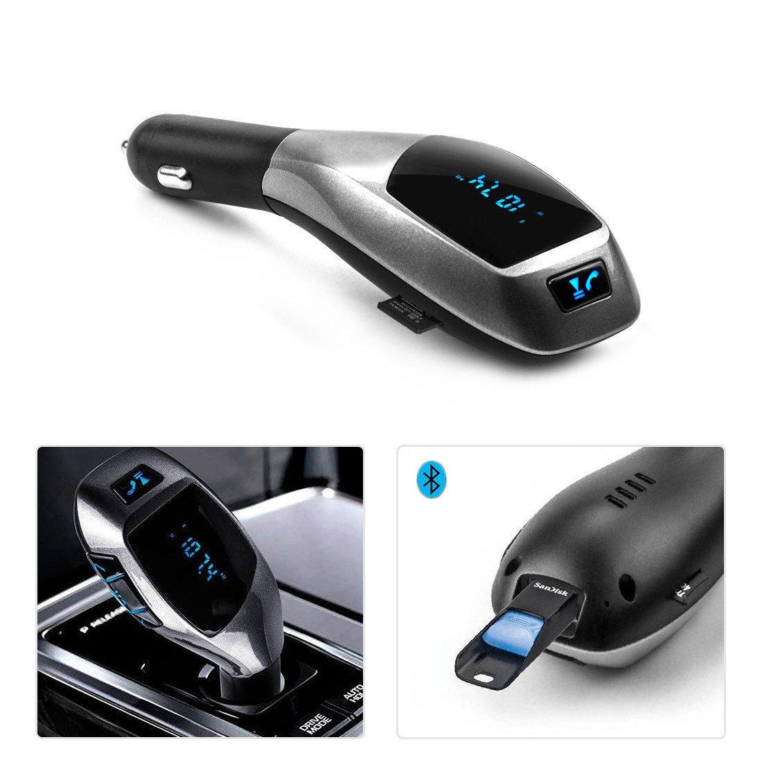 Модулятор FM з Bluetooth USB MP3 UKC CAR X5 (29052021_29) - фото 2