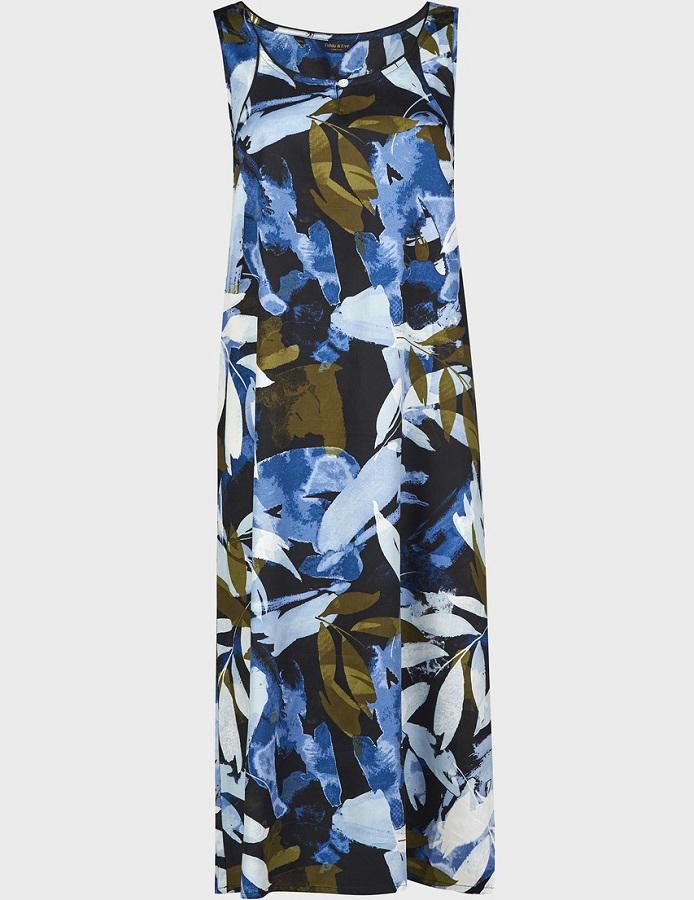 Рубашка ночная FABLE&EVE Kensington 1469 10/S с абстрактными листьями Оливковый (5051877329522) - фото 5 Рубашка ночная FABLE&EVE Kensington 1469 10/S с абстрактными листьями Оливковый (5051877329522) - фото 5