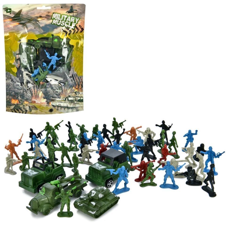 Набір солдатиків Bambi L-266 фігурки/техніка 22,5-17,4 см 4 шт. (RLT30729)