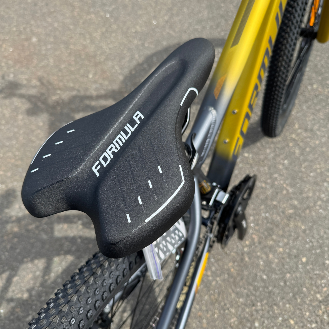 Велосипед AL Formula F-1 DD 26" 13" М 2025 Shimano Золотисто-черный - фото 5