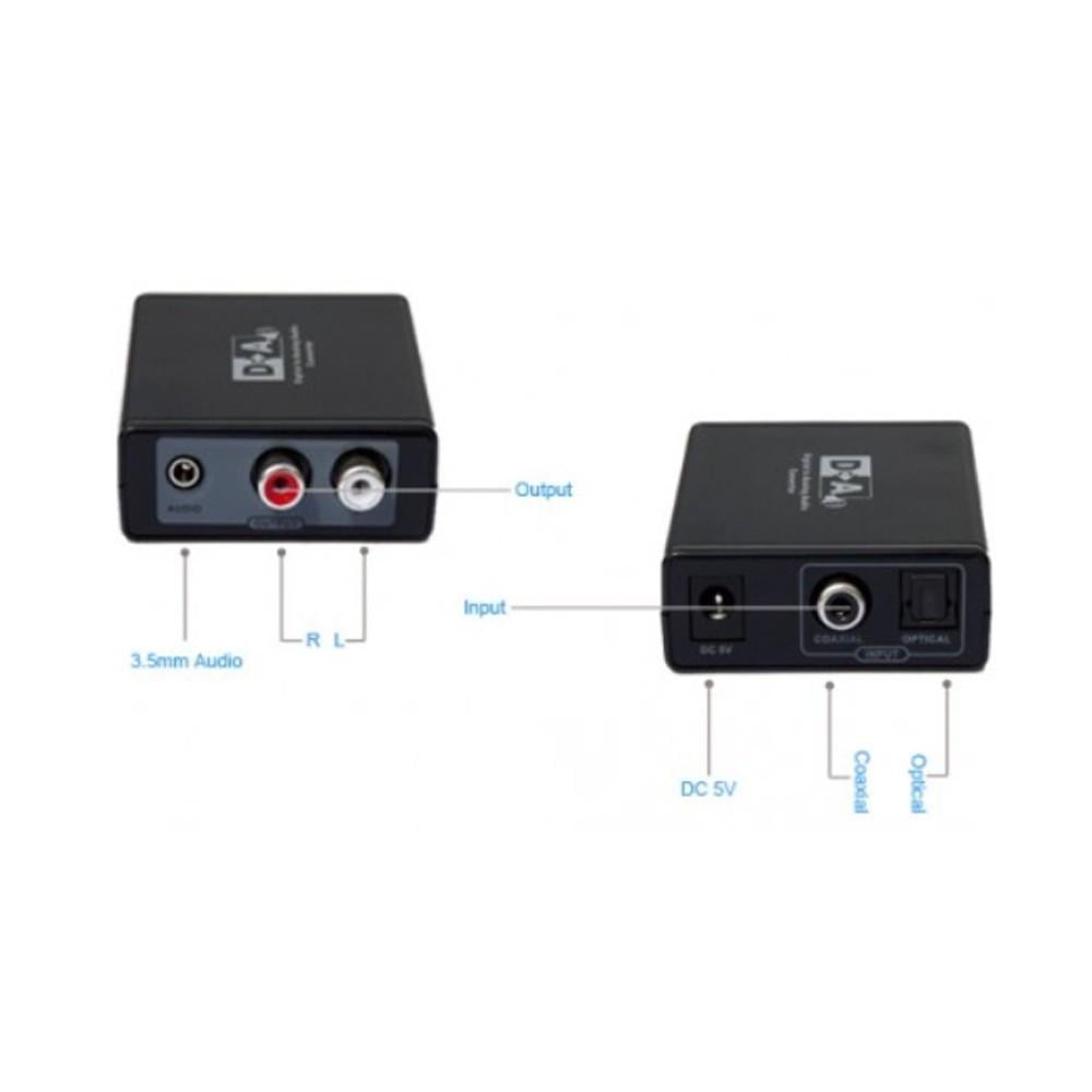 Перетворювач цифрових аудіо сигналів Lenkeng LKV3088 S/PDIF та TOSLink на аналогове стерео (000000804) - фото 2 Перетворювач цифрових аудіо сигналів Lenkeng LKV3088 S/PDIF та TOSLink на аналогове стерео (000000804) - фото 2