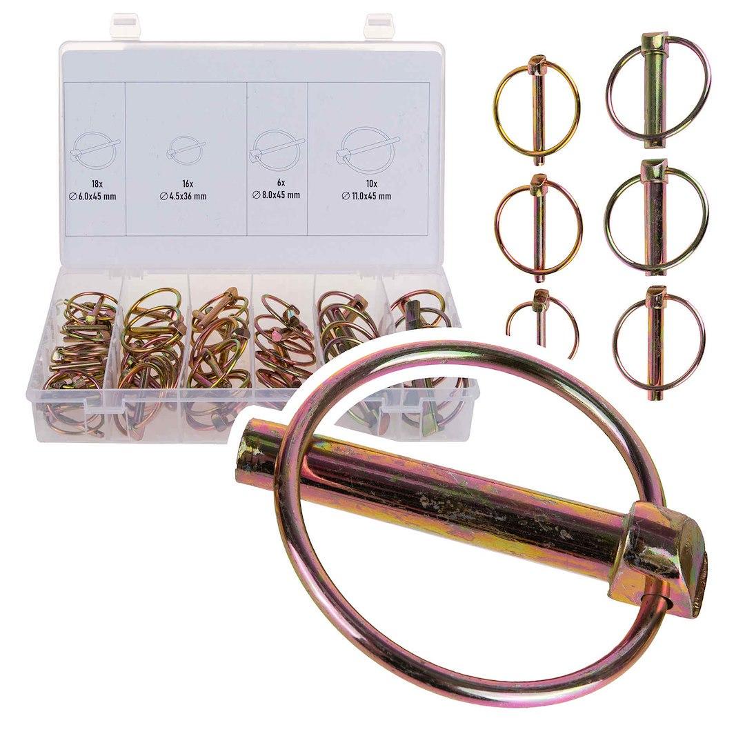 Рем-набір шплінтів GeKo з кільцем 50 шт. (G02798) - фото 2 Рем-набір шплінтів GeKo з кільцем 50 шт. (G02798) - фото 2