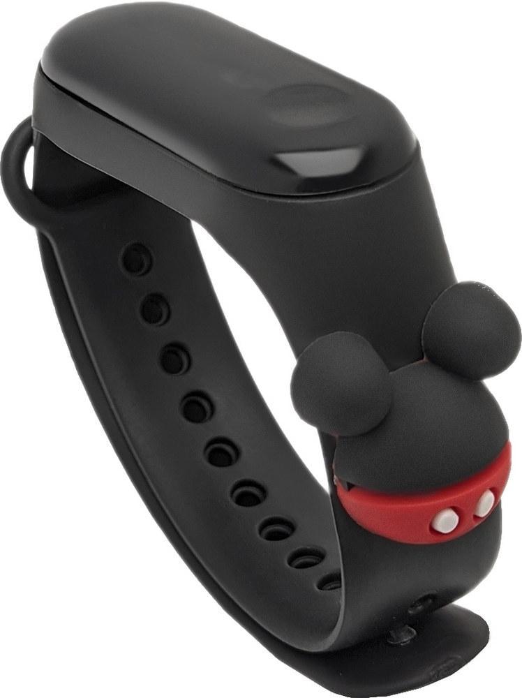 Ремешок Friendly для Mi Band 3/4 Mouse Black Red (30584)