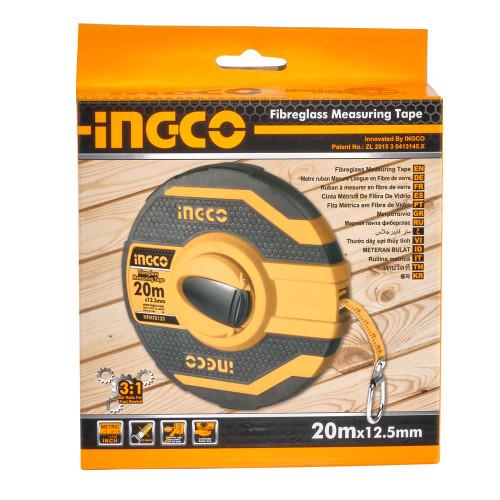 Рулетка INGCO скловолокно 20 м 12,5 мм (000143495) - фото 6 Рулетка INGCO скловолокно 20 м 12,5 мм (000143495) - фото 6