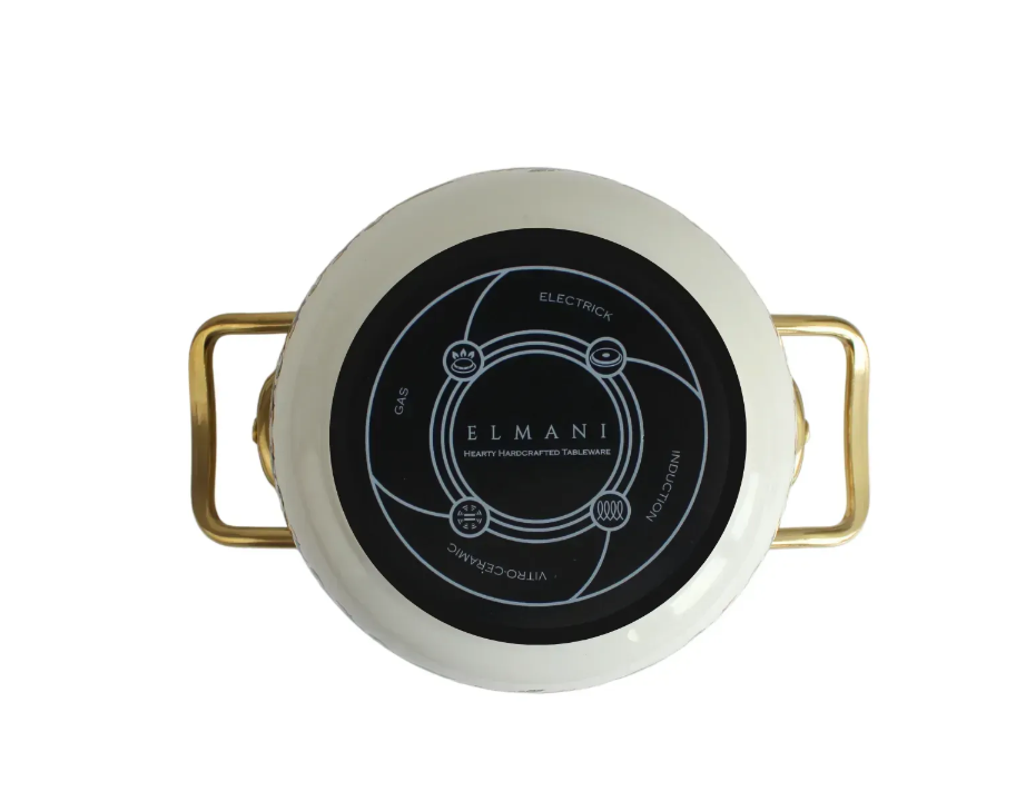 Каструля емальована VITALY Elmani з кришкою 1,5 л 14 см (763-019) - фото 2 Каструля емальована VITALY Elmani з кришкою 1,5 л 14 см (763-019) - фото 2