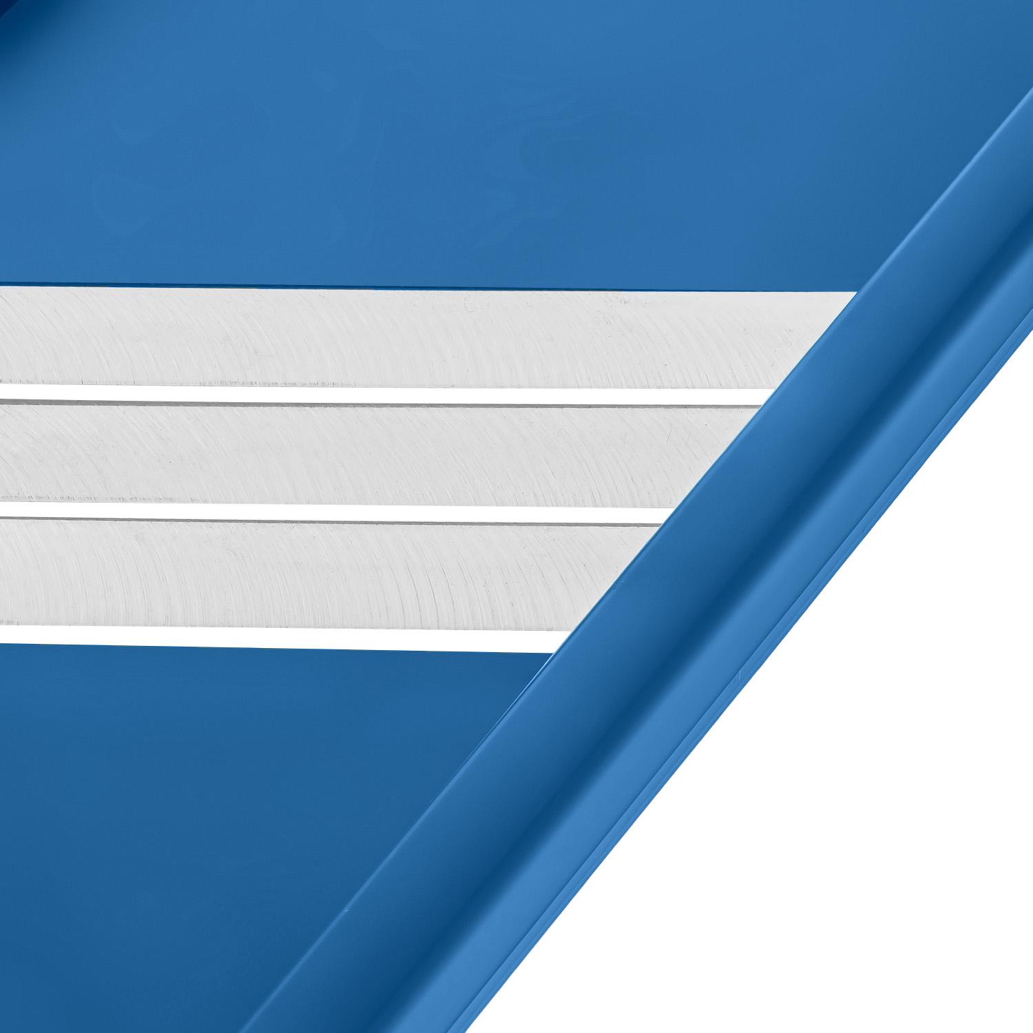 Шинковка для капусты и нарезки овощей/фруктов ручная пластиковая 3 лезвия 16,5х39 см Синий (86941) - фото 5 Шинковка для капусты и нарезки овощей/фруктов ручная пластиковая 3 лезвия 16,5х39 см Синий (86941) - фото 5