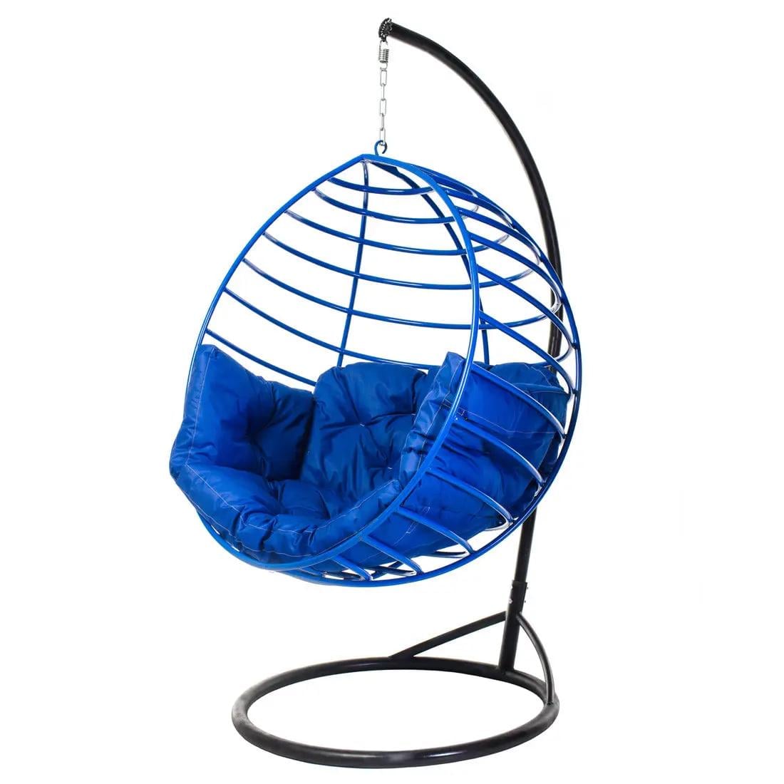 Крісло-кокон Nest на стійці 180 см до 250 кг Blue (П450)