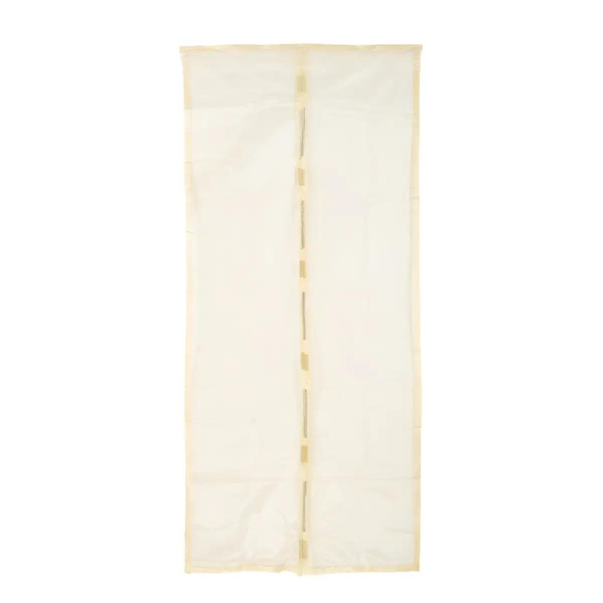 Антимоскитная сетка на дверь на магнитах 100х210 см Бежевый (1000611-Beige)