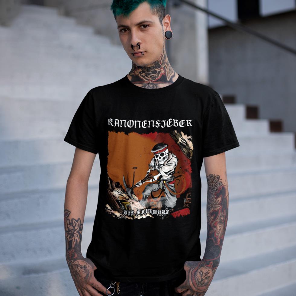 Футболка унисекс Kanonenfieber Der Maulwurf 2024 2XL Черный (0000011950)