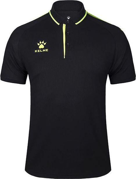 Поло Kelme Polo Men 3891066.9012 S Черный/Желтый - фото 1