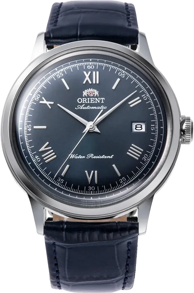 Мужские наручные часы Orient Bambino Version 2 RA-AC0024L30B со стальным корпусом WR 30 м Синий (3124658600)