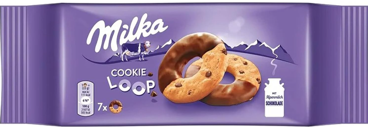 Печенье Milka Cookie Loop 132 г (2606946822)