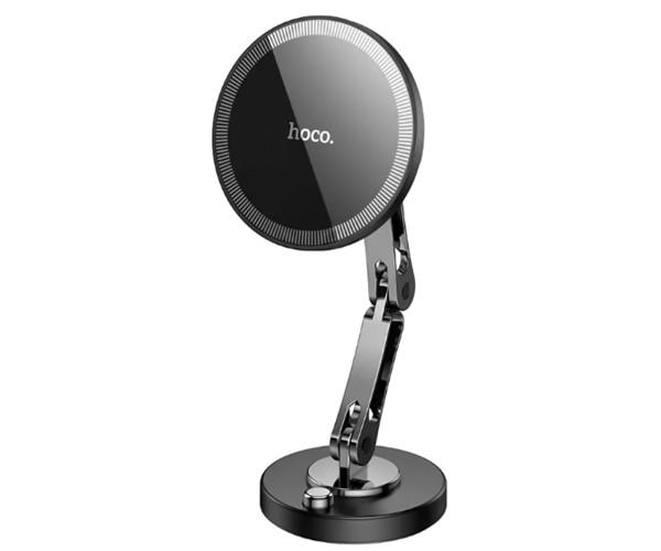 Держатель автомобильный Hoco H50 Magnetic Ring на панель приборов Silver - фото 7
