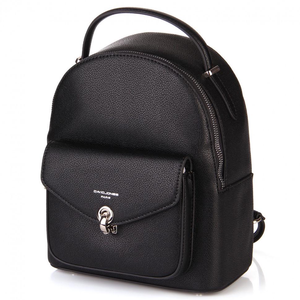Рюкзак жіночий David Jones екошкіра Чорний (CM7017A black)