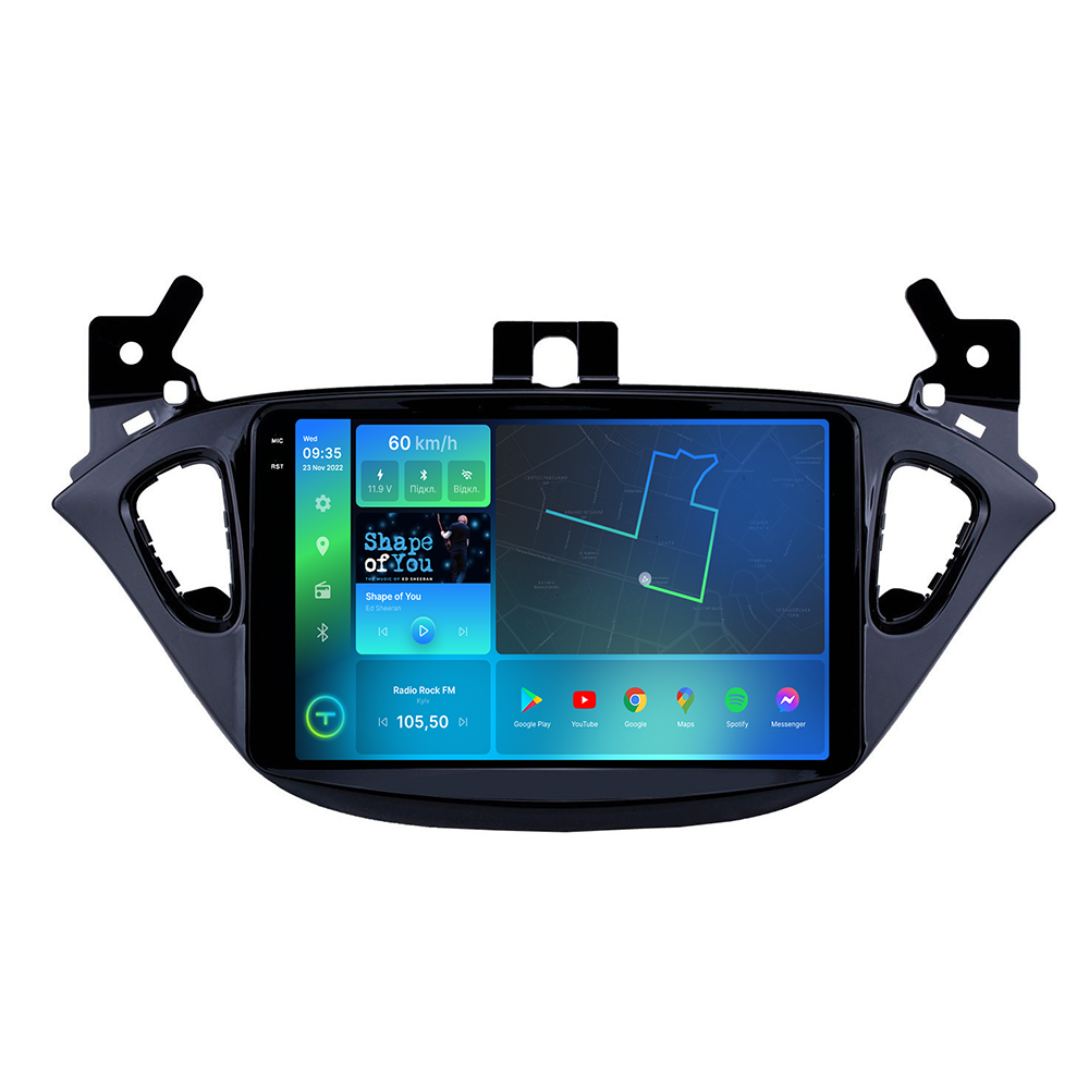 Автомагнитола штатная Torssen 2K F9432 для Opel Corsa 2013- г./Adam 2013- г. 4G/Carplay/DSP 4/32 GB 9" (202303391)