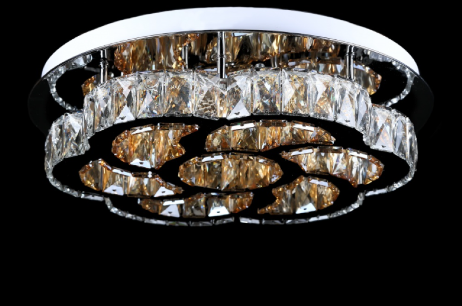 Світлодіодна люстра L78355/500/6/1 LED CR Білий/Хром/Коричневий (AN000175)