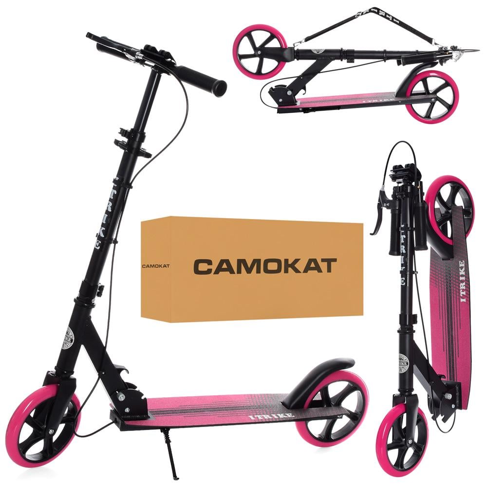 Самокат iTrike SR 2-049-1-BP Черный/Розовый - фото 2 Самокат iTrike SR 2-049-1-BP Черный/Розовый - фото 2