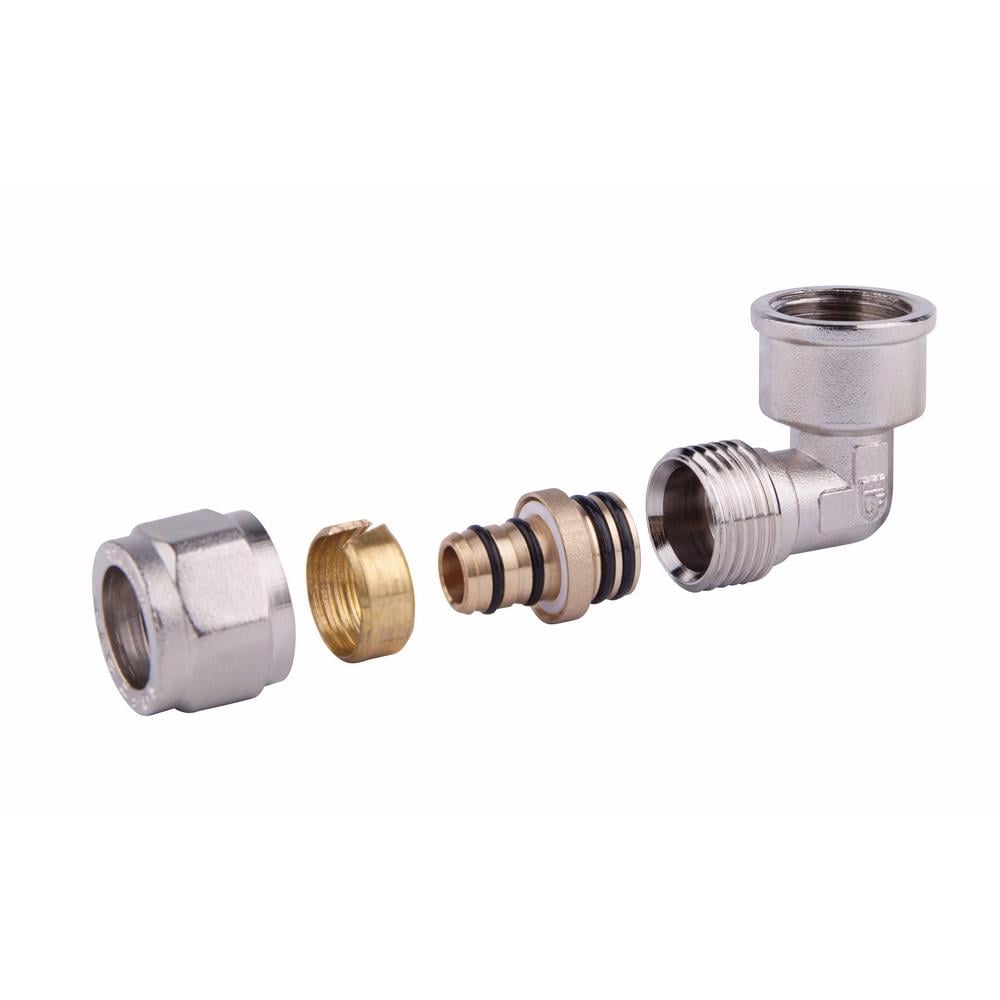 Уголок обжимной SD Forte 16х1/2" ВР (SF174W1615)