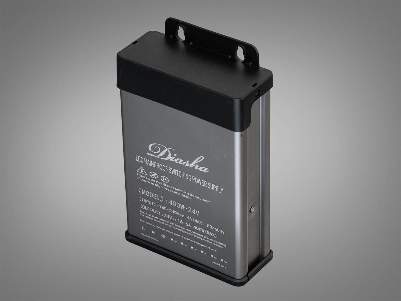 Блок живлення 24 В із захистом від дощу 400 Вт 16,66А (NPA-24V-400W-IP44) - фото 2 Блок живлення 24 В із захистом від дощу 400 Вт 16,66А (NPA-24V-400W-IP44) - фото 2