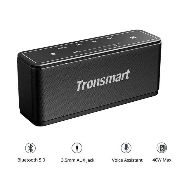 Колонка беспроводная Tronsmart Mega BT5,0 AUX TWS NFC DSP 40W 15h Черный - фото 10