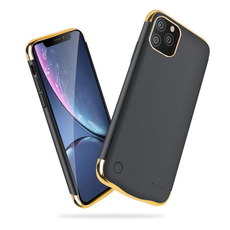 Чехол-аккумулятор XON PowerCase для iPhone 12 Pro 6000 mAh Black/Gold (11126010) - фото 3