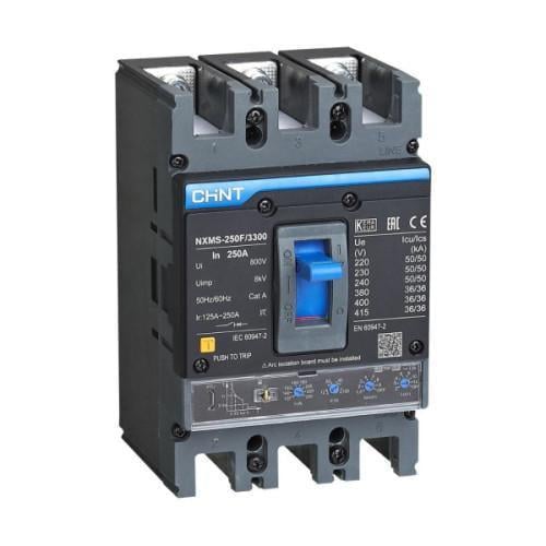 Автоматичний вимикач корпусний CHINT NXMS-250F/3300 250A (264755)
