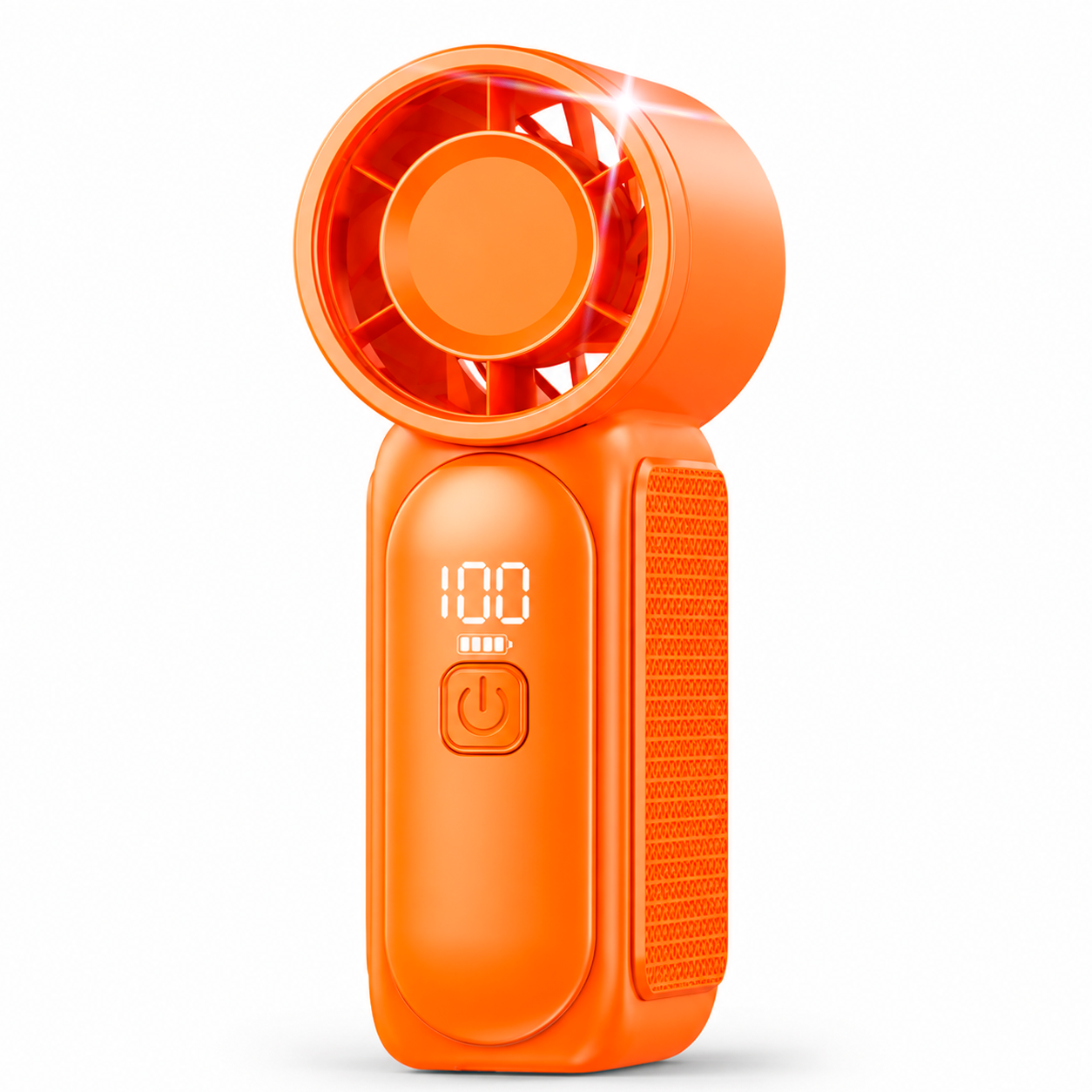 Мини-вентилятор ручной BRS Type-C аккумуляторный Orange (34767286)