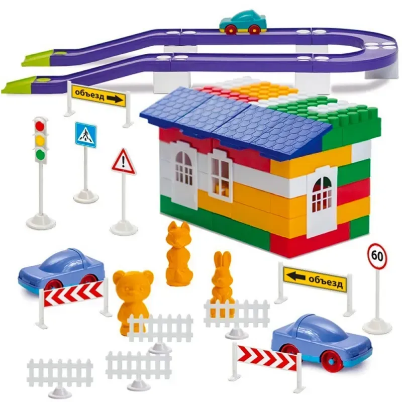 Конструктор детский Colorplast Лидер №6 из пластика 250 дет. Разноцветный (150-98-1-055)