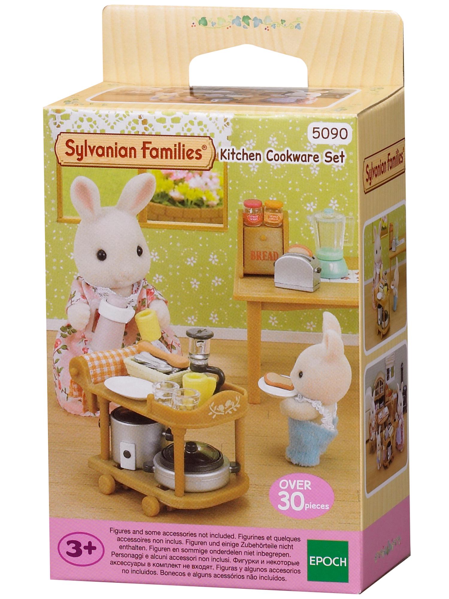 Игровой набор Sylvanian Families Кухонная посуда и сервировочный столик (5090)