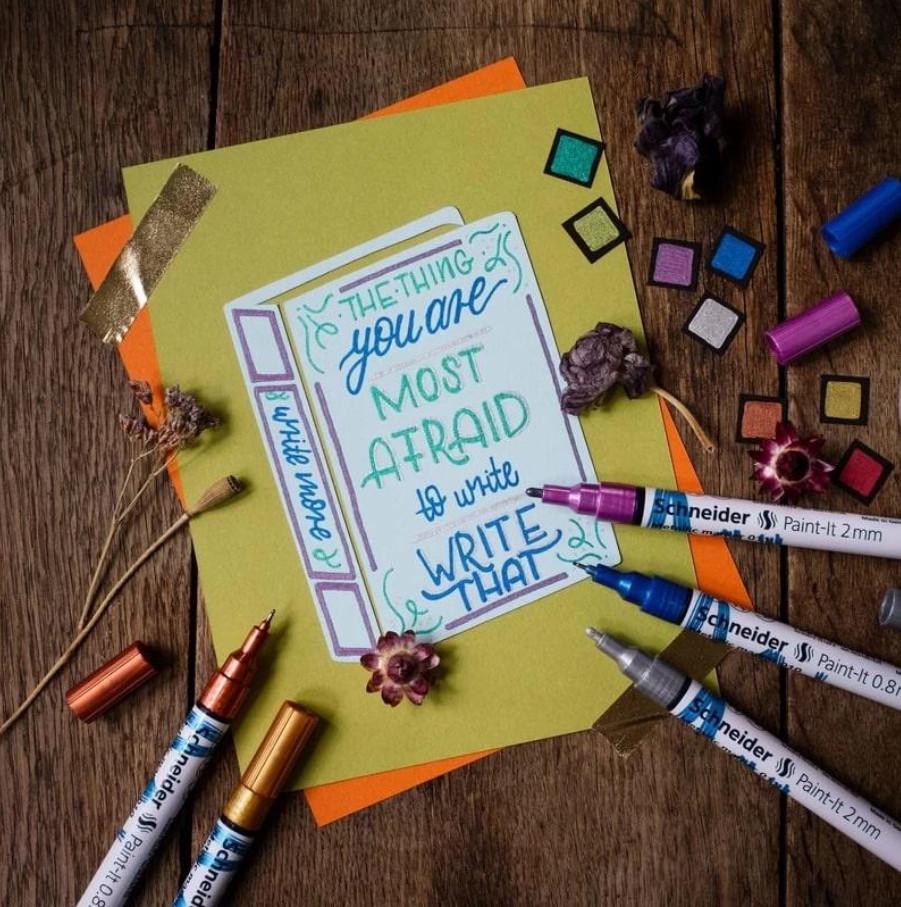 Набор маркеров Schneider Paint 0,8 мм 4 шт. - фото 4 Набор маркеров Schneider Paint 0,8 мм 4 шт. - фото 4